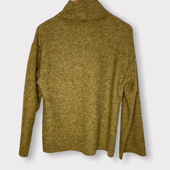 For the Republic drop shoulder ribbed high neck wide sleeves size medium top - Picture 3 of 10